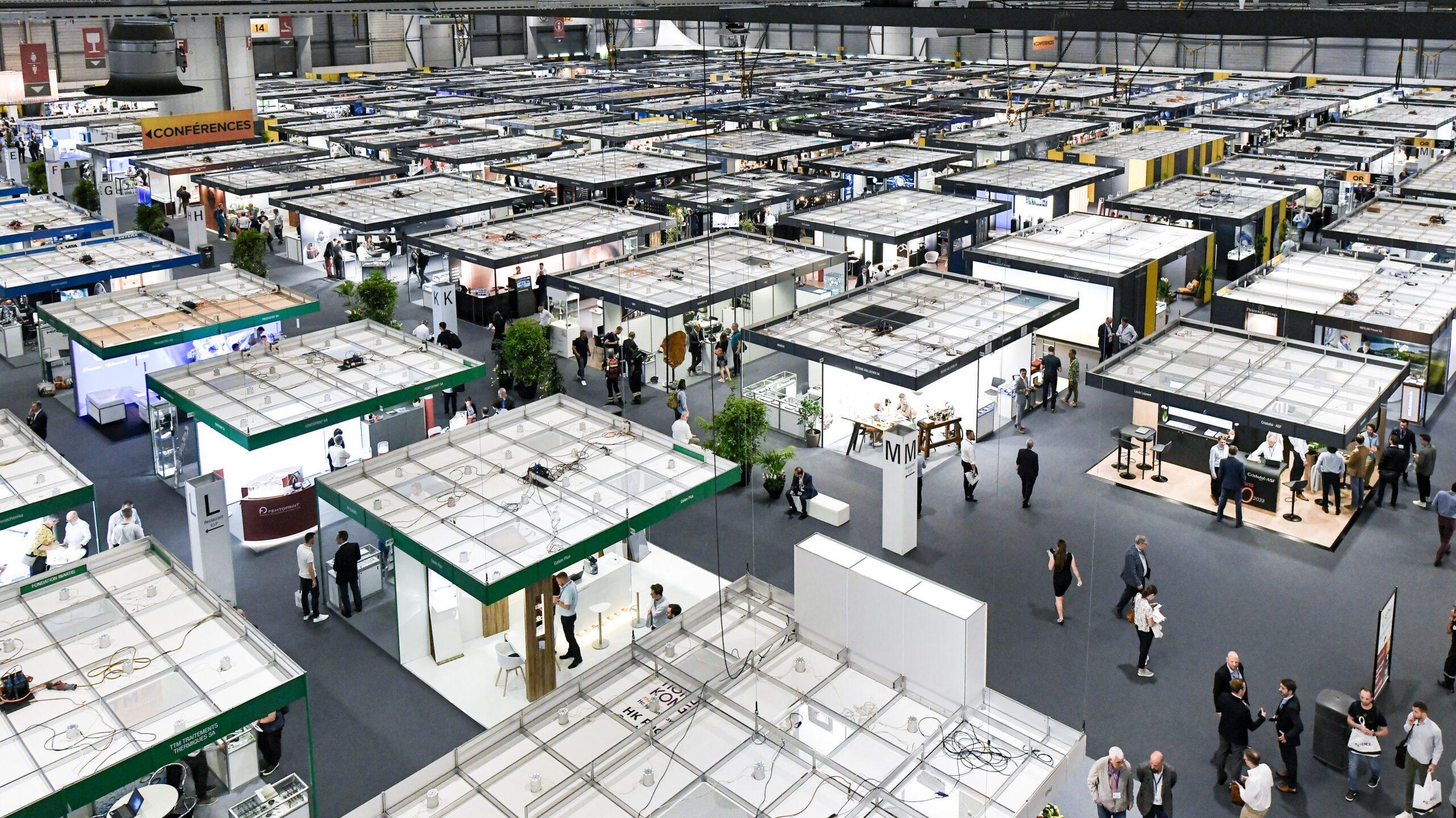 Übersicht der Messestände auf der EPHJ in der Palexpo.